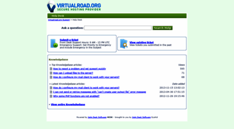 support.virtualroad.org