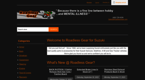 suzuki.roadlessgear.com