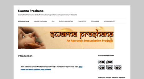 swarnaprashana.com