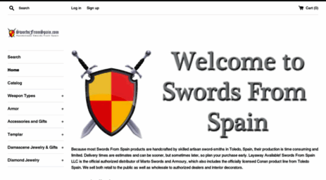 swordsfromspain.com