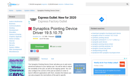 synaptics-pointing-device-driver.updatestar.com