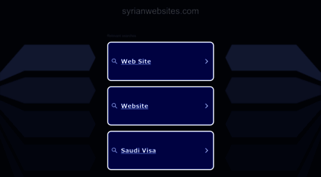 syrianwebsites.com