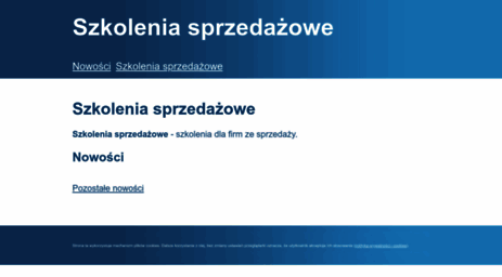 szkoleniasprzedazowe.pl