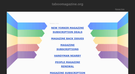 taboomagazine.org