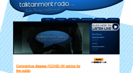 talktainmentradio.com