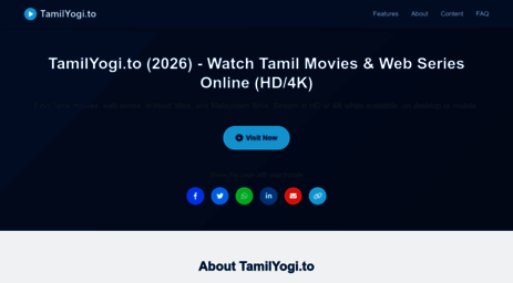 Visit Tamilyogi.to - TamilYogi.to (2026) - Watch Tamil Movies & Web ...