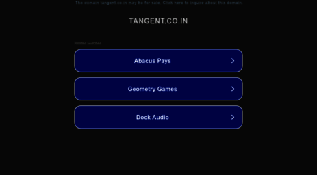 tangent.co.in