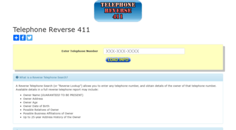 telephonereverse411.com