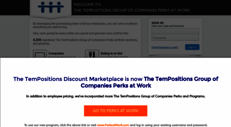 tempositions.corporateperks.com