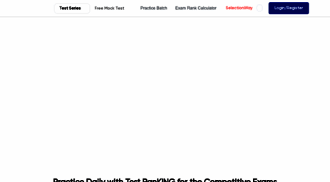 Test Ranking Website Visit Testranking.in - Test Ranking | Best Practice Platform in India ...