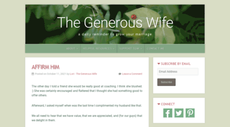 the-generous-wife.com