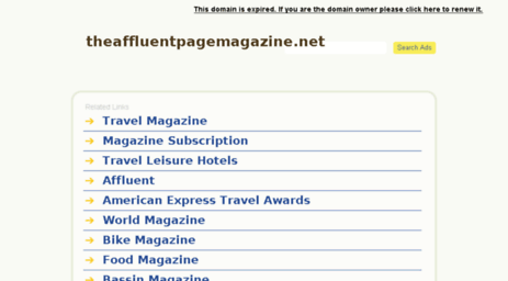 theaffluentpagemagazine.net