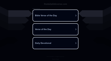 thedailybibleverse.com