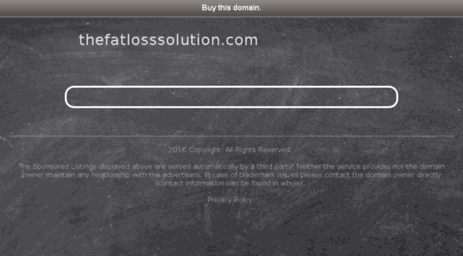 thefatlosssolution.com