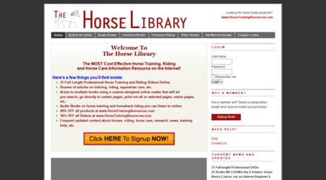 thehorselibrary.com