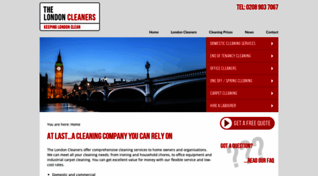thelondoncleaners.co.uk