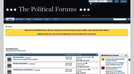 thepoliticalforums.com