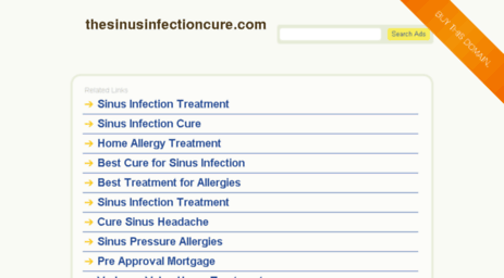 thesinusinfectioncure.com