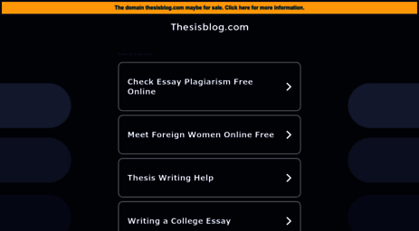 thesisblog.com