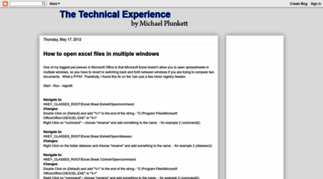 thetechnicalexperience.blogspot.com