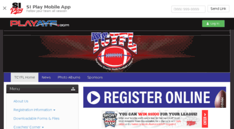 thurston-county-youth-football.sportssignupapp.com
