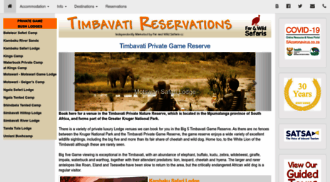 timbavatireservations.co.za