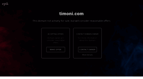 timoni.com