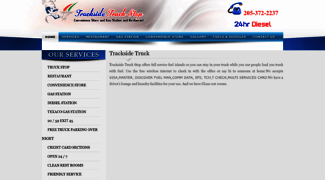 tracksidetruckstop.com