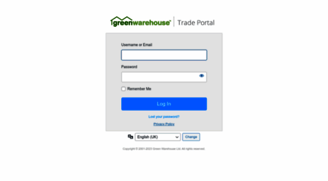 tradeportal.greenwarehouse.co.uk