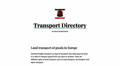 transportdirectory.net