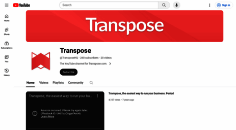 transpose.com