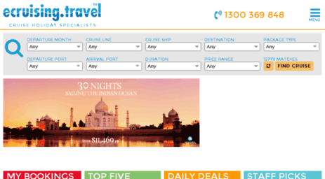 travelocity-india.cruiseagents.travel