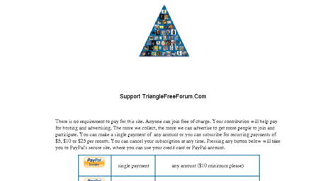 trianglefreeforum.com