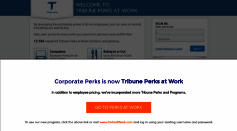 tribune.corporateperks.com