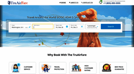 truairfare.com