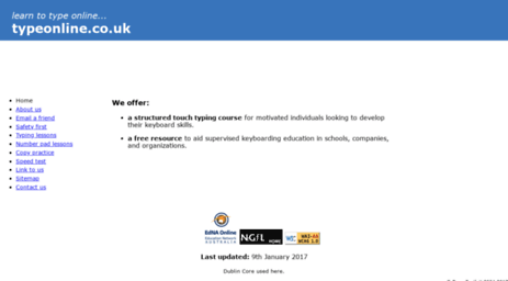 Visit Typeonline.co.uk - Typeonline - free online touch typing course