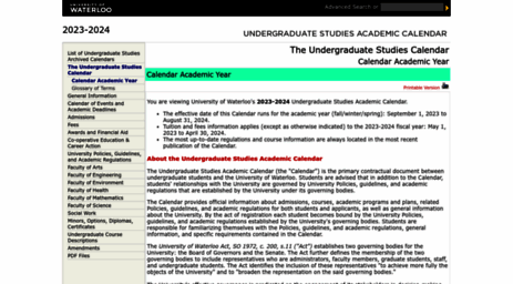 ugradcalendar.uwaterloo.ca