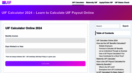 uifcalculator.co.za