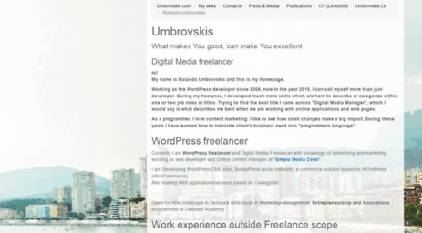 umbrovskis.com