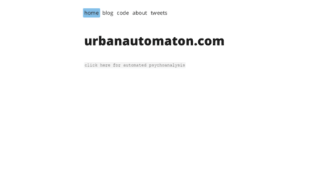 urbanautomaton.com