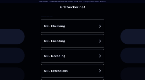 urlchecker.net