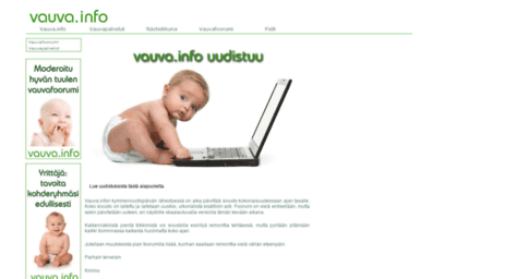 Visit  : vauva-, lapsi- ja perheaiheinen sivusto.