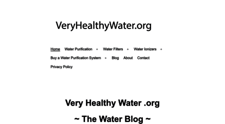 veryhealthywater.org