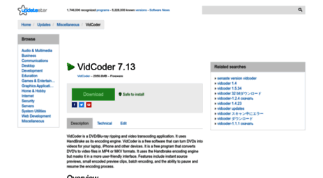 vidcoder-x86.updatestar.com