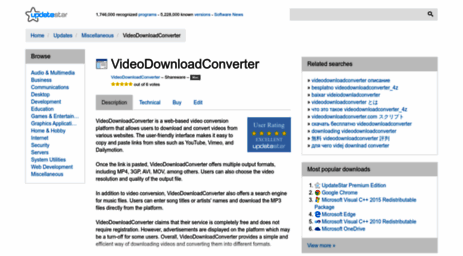 videodownloadconverter.updatestar.com