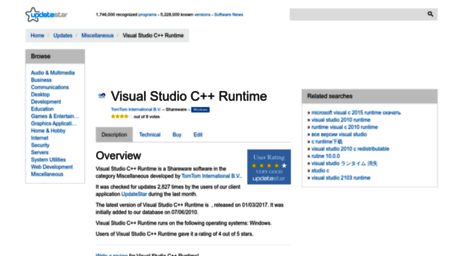 visual-studio-c-runtime.updatestar.com
