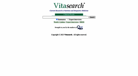 vitasearch.com