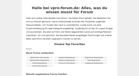 vpro-forum.de
