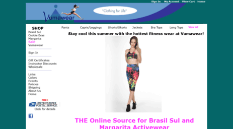 Welcome to Vumawear THE Online Source for Brasil Sul and