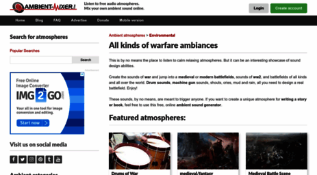 warfare.ambient-mixer.com
